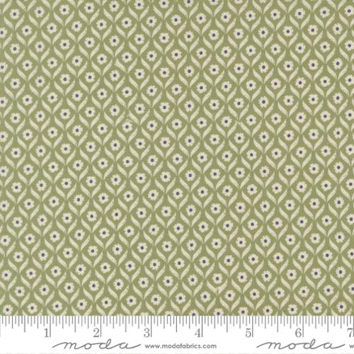 Wall Flowers in Fern -- True Love by Lella Boutique -- Moda Fabrics
