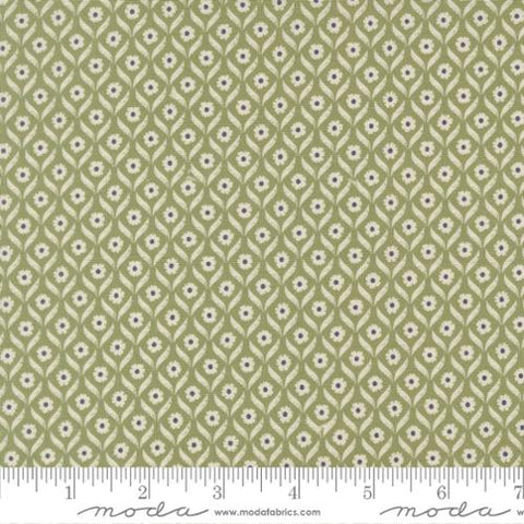 Wall Flowers in Fern -- True Love by Lella Boutique -- Moda Fabrics