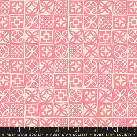 Architectural Blocks in Sorbet -- Poolside Too --  Ruby Star Society -- Moda Fabrics