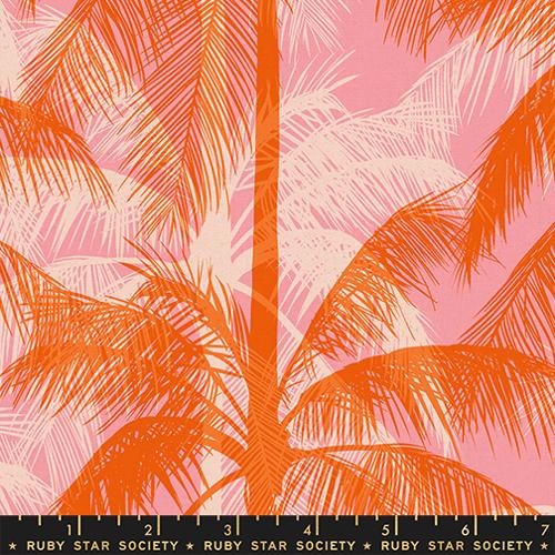 Poolside Palms Canvas in Sorbet -- Poolside Too --  Ruby Star Society -- Moda Fabrics