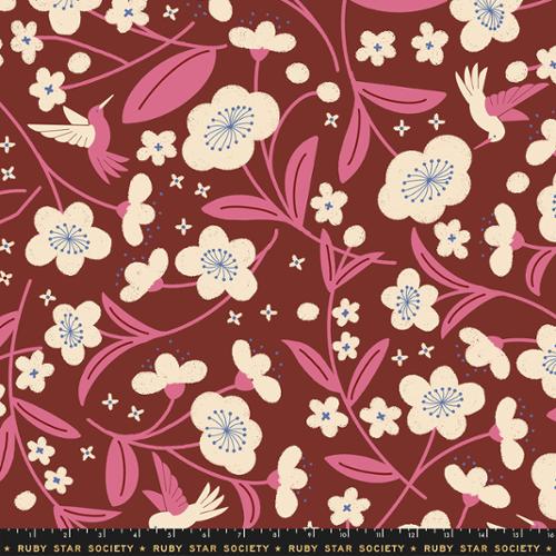 108" Persimmon Cranberry -- Rashida Coleman Hale --  Ruby Star Society -- Moda Fabric