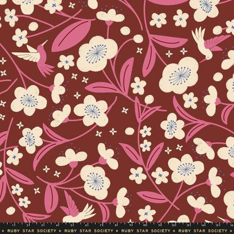 108" Persimmon Cranberry -- Rashida Coleman Hale --  Ruby Star Society -- Moda Fabric