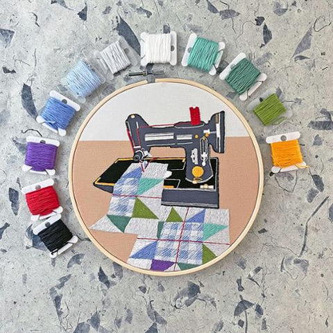 Sewing Machine Embroidery Kit -- Kate Wyatt Fine Art
