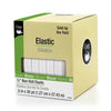 White Ribbed Non-Roll Elastic 1/2in  -- Dritz