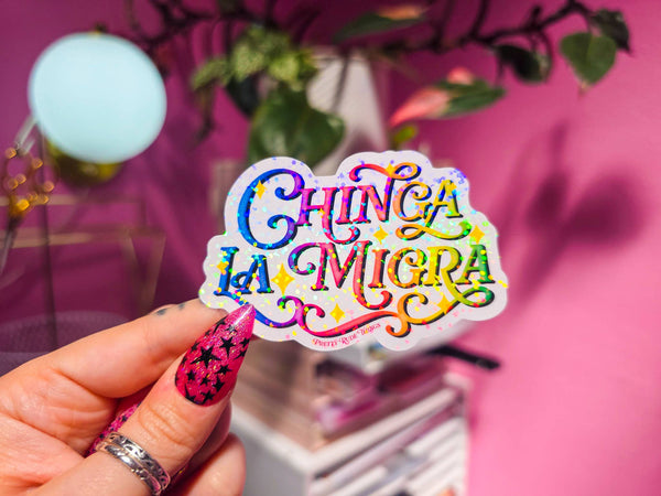 Chinga La Migra, F*ck ICE, Pro Immigration Sticker