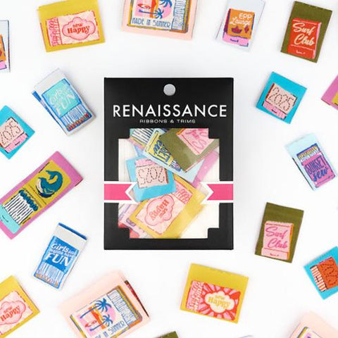Woven Label Pack Matchbook Maker -- Renaissance Ribbons Inc
