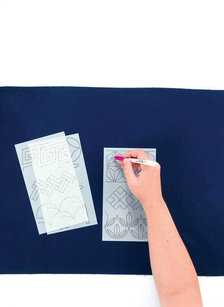 Sashiko Stencils, Traditional Collection by Sylvia Pippen