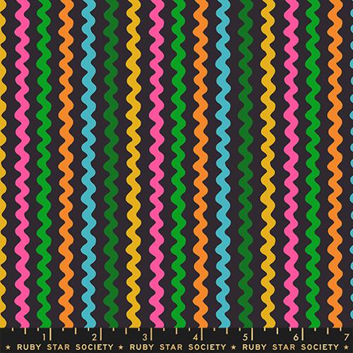 Ric Rac in Black -- 1-800 Notion -- Ruby Star Society -- Moda Fabric
