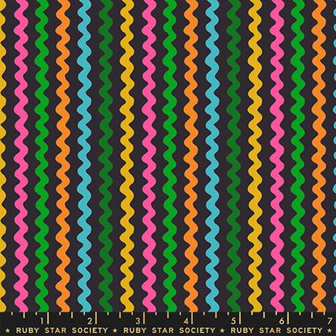 Ric Rac in Black -- 1-800 Notion -- Ruby Star Society -- Moda Fabric