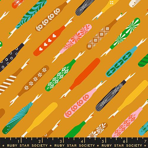 Seam Rippers in Honey -- 1-800 Notion -- Ruby Star Society -- Moda Fabric