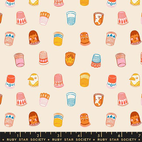 Thimbles in Shell -- 1-800 Notion -- Ruby Star Society -- Moda Fabric