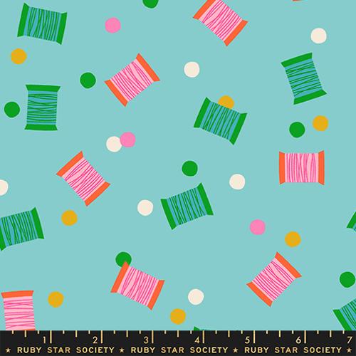 Spools in Cloudless -- 1-800 Notion -- Ruby Star Society -- Moda Fabric