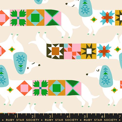 Quilty Dog in Shell -- 1-800 Notion -- Ruby Star Society -- Moda Fabric