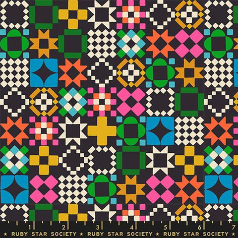 Quilty As Charged in Black -- 1-800 Notion -- Ruby Star Society -- Moda Fabric