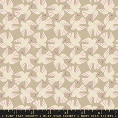 Flock Yeah in Khaki -- Lofi Linens by Rashida Coleman Hale -- Ruby Star Society -- Moda Fabrics