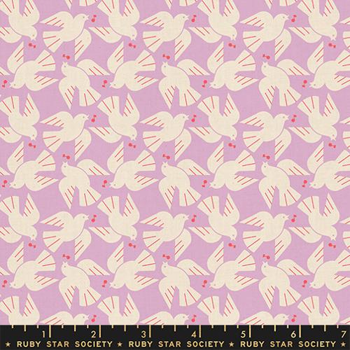 Flock Yeah in Wisteria -- Lofi Linens by Rashida Coleman Hale -- Ruby Star Society -- Moda Fabrics