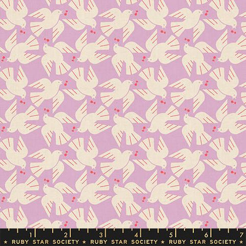 Flock Yeah in Wisteria -- Lofi Linens by Rashida Coleman Hale -- Ruby Star Society -- Moda Fabrics