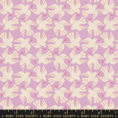 Flock Yeah in Wisteria -- Lofi Linens by Rashida Coleman Hale -- Ruby Star Society -- Moda Fabrics