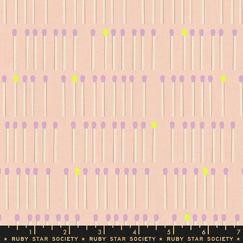 Meet Your Match in Peach Blossom -- Lofi Linens by Rashida Coleman Hale -- Ruby Star Society -- Moda Fabrics