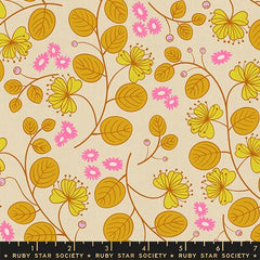 Caper Floral in Parchment -- Lofi Linens by Rashida Coleman Hale -- Ruby Star Society -- Moda Fabrics