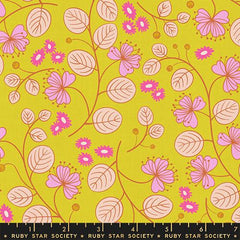 Caper Floral in Citron -- Lofi Linens by Rashida Coleman Hale -- Ruby Star Society -- Moda Fabrics
