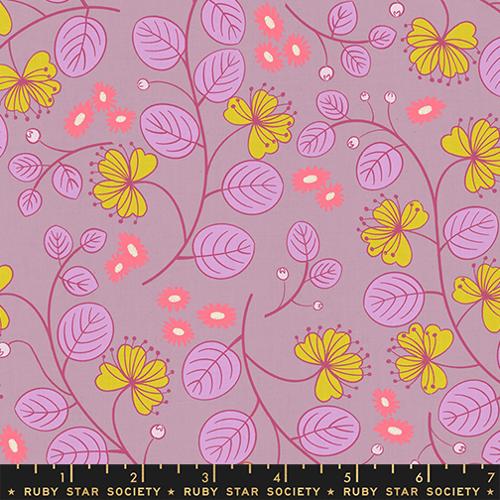 Caper Floral in Lilac -- Lofi Linens by Rashida Coleman Hale -- Ruby Star Society -- Moda Fabrics