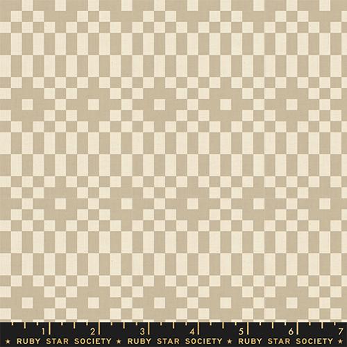 Bitmapped in Khaki -- Lofi Linens by Rashida Coleman Hale -- Ruby Star Society -- Moda Fabrics