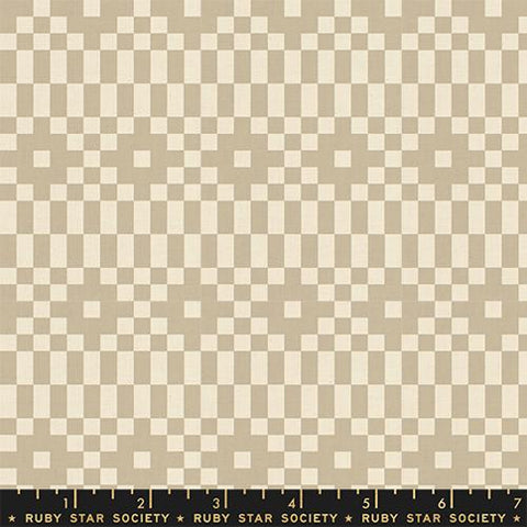 Bitmapped in Khaki -- Lofi Linens by Rashida Coleman Hale -- Ruby Star Society -- Moda Fabrics