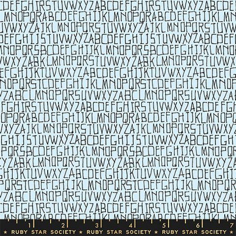 Alphabet in Ethereal -- Momento by Carolyn Friedlander -- Ruby Star Society -- Moda Fabrics
