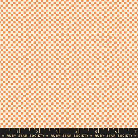 Tracks Checks and Plaids in Pumpkin -- Momento by Carolyn Friedlander -- Ruby Star Society -- Moda Fabrics