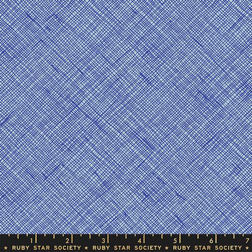 Crosshatch in Lapis -- Momento by Carolyn Friedlander -- Ruby Star Society -- Moda Fabrics