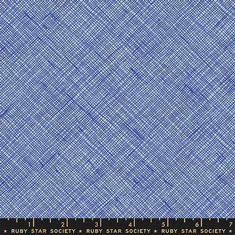 Crosshatch in Lapis -- Momento by Carolyn Friedlander -- Ruby Star Society -- Moda Fabrics