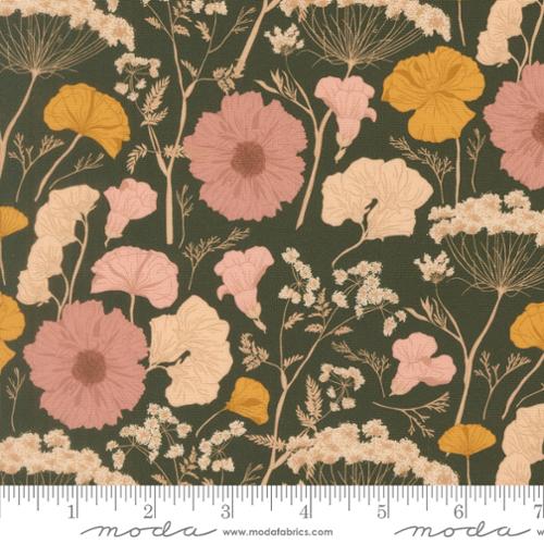 Pressed Flower in Pine -- Petalush by Kiley's Quilt Room -- Moda Fabrics