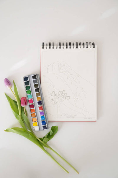 National Parks Watercoloring Book