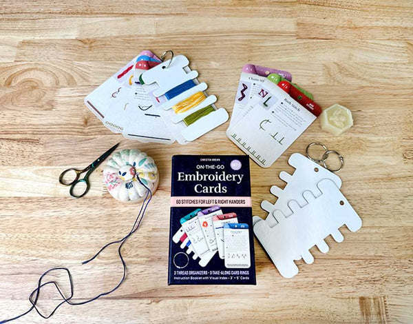 On-the-Go Embroidery Cards Set 1 by Christen Brown