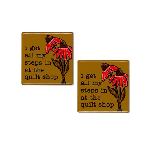 Quilt Shop Steps Magnet -- Kati Cupcake
