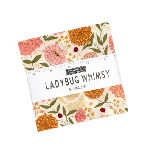 Ladybug Whimsy  -- Gingiber -- Moda Fabrics