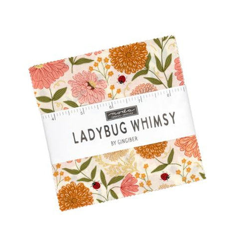 Ladybug Whimsy  -- Gingiber -- Moda Fabrics