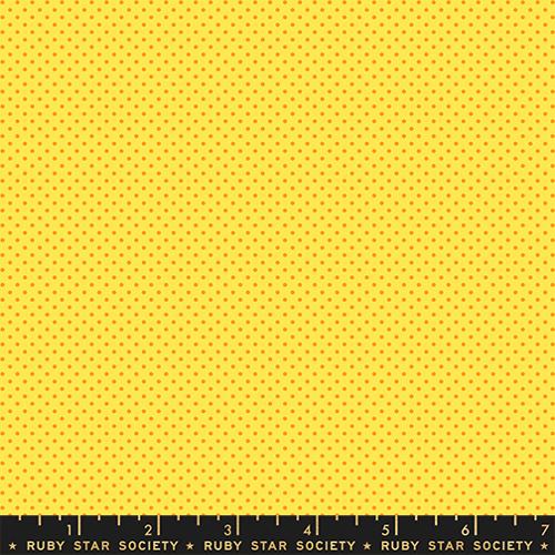 Mini Dot Dots in Chrome Yellow -- 1 800 Calico by Alexia Abegg -- Ruby Star Society -- Moda Fabric