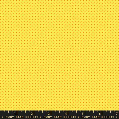 Mini Dot Dots in Chrome Yellow -- 1 800 Calico by Alexia Abegg -- Ruby Star Society -- Moda Fabric