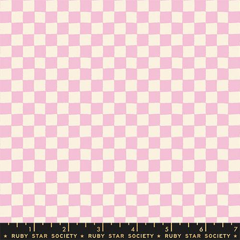 Block Print Checks and Plaids in Peony -- 1 800 Calico by Alexia Abegg -- Ruby Star Society -- Moda Fabric
