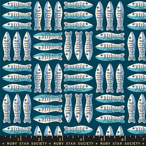 Little Sardines in Galaxy -- 1 800 Calico by Alexia Abegg -- Ruby Star Society -- Moda Fabric