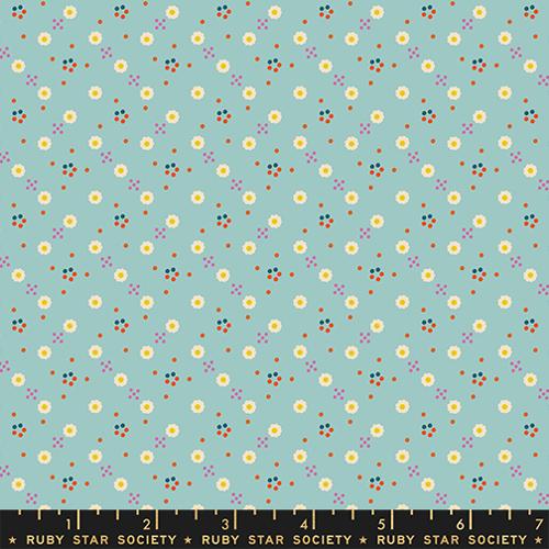 Bandana Ditsy Blender inSaltwater -- 1 800 Calico by Alexia Abegg -- Ruby Star Society -- Moda Fabric