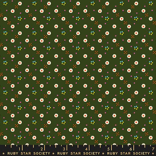Bandana Ditsy Blender in Mossy -- 1 800 Calico by Alexia Abegg -- Ruby Star Society -- Moda Fabric