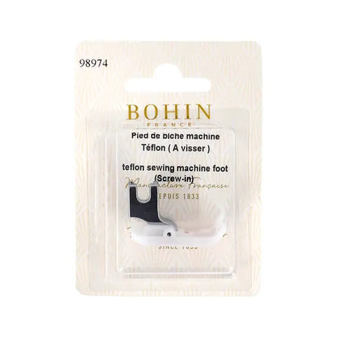 Bohin Teflon Screw-In Sewing Machine Foot