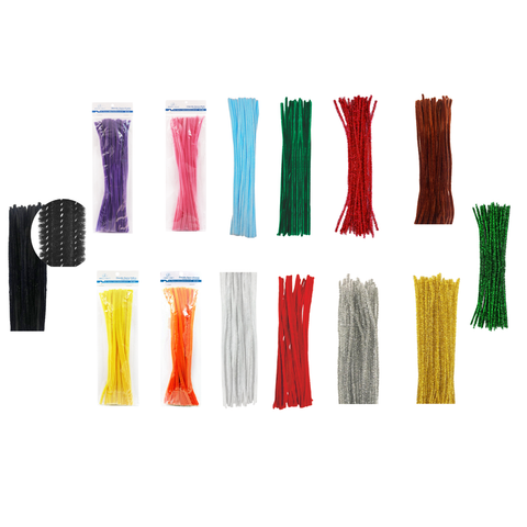 Chenille Stem, 25-ct (14 colors available)