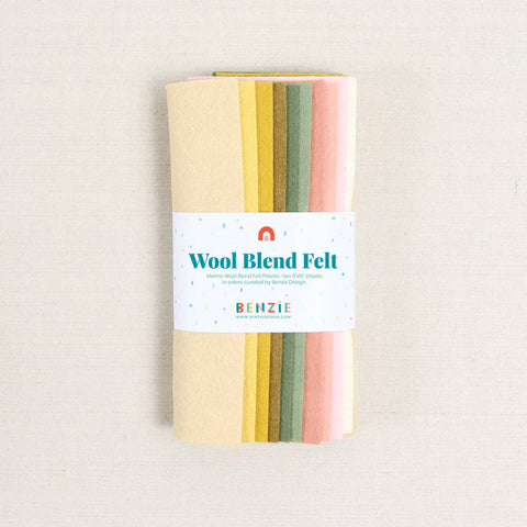 Wool Felt Sheets, Boho Garden