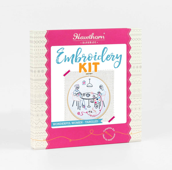 Knitting & Crochet Embroidery Kit (Tangled) | Complete Kit