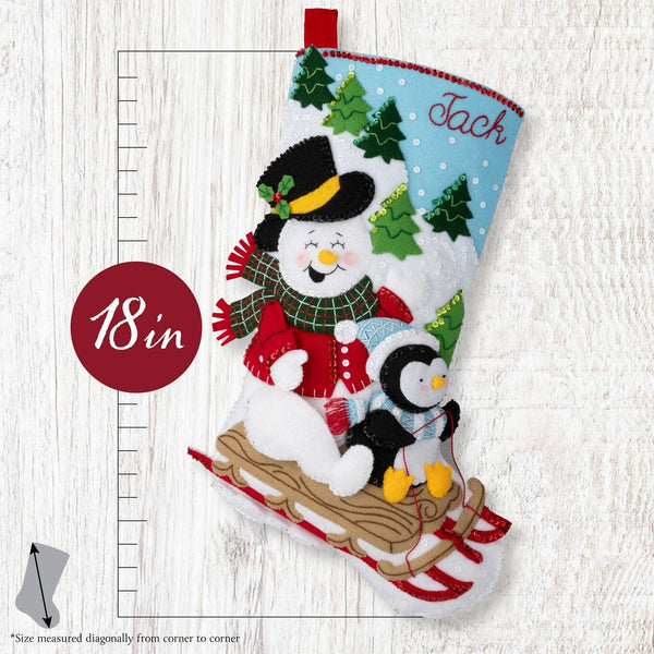 Bucilla® Seasonal Felt Stocking Kit - Arctic Joyride