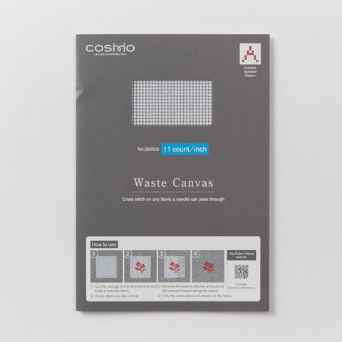 COSMO Embroidery Waste Canvas 11 ct